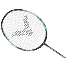 Victor Badmintonschläger Auraspeed 90K Metallic R (ausgewogen, steif) türkisblau - unbesaitet -